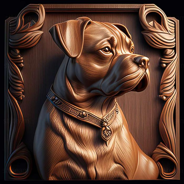 3D model Patron dog famous animal (STL)